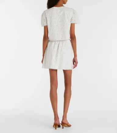 Posse Salma embroidered cotton miniskirt | Thumbnail 5 Posse Salma embroidered cotton miniskirt | Thumbnail 5