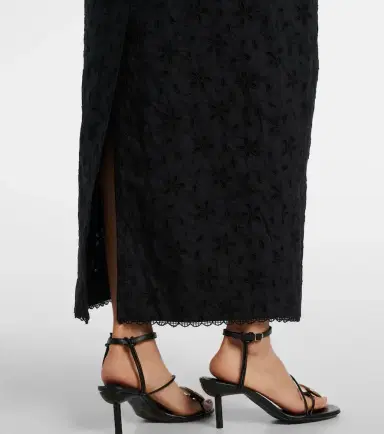 Posse Salma embroidered cotton maxi skirt | Thumbnail 3 Posse Salma embroidered cotton maxi skirt | Thumbnail 3
