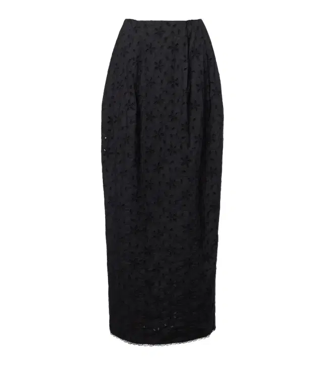 Salma embroidered cotton maxi skirt