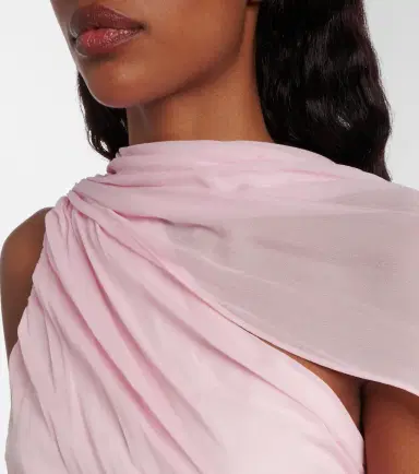 Posse Solene gathered scarf-detail mesh top | Thumbnail 3 Posse Solene gathered scarf-detail mesh top | Thumbnail 3