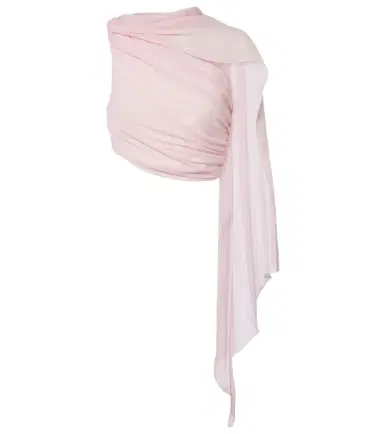 Posse Solene gathered scarf-detail mesh top | Thumbnail 1 Posse Solene gathered scarf-detail mesh top | Thumbnail 1