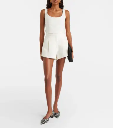 Posse Effi scalloped linen tank top | Thumbnail 4