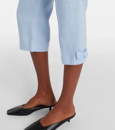 Posse Harper linen capri pants | Thumbnail 3 Posse Harper linen capri pants | Thumbnail 3