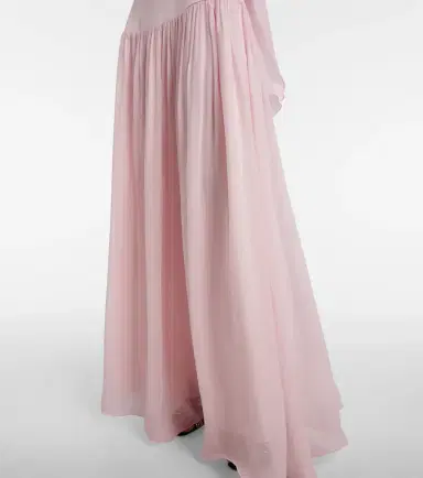 Posse Solene high-rise mesh maxi skirt | Thumbnail 2