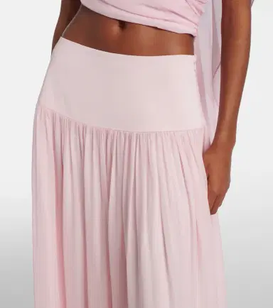 Posse Solene high-rise mesh maxi skirt | Thumbnail 3