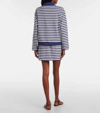 Posse Haisley striped cotton miniskirt | Thumbnail 4