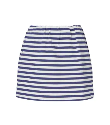 Posse Haisley striped cotton miniskirt | Thumbnail 1