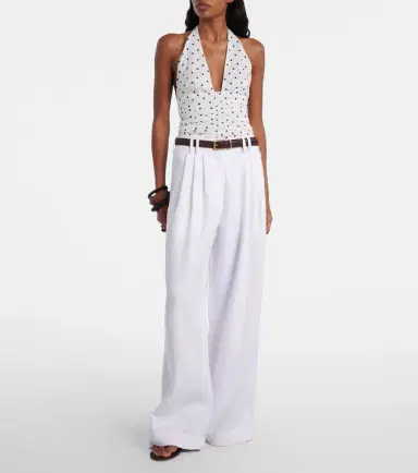 Posse Parker linen wide-leg trousers | Thumbnail 2