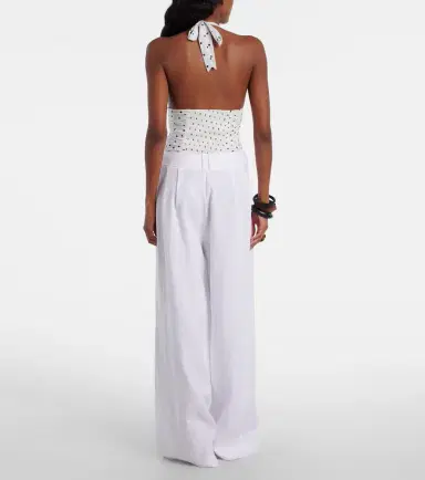 Posse Parker linen wide-leg trousers | Thumbnail 3