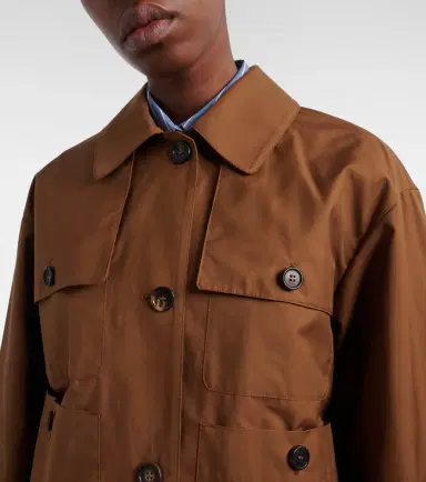 Max Mara The Cube Bouquet cotton-blend twill jacket | Thumbnail 3 Max Mara The Cube Bouquet cotton-blend twill jacket | Thumbnail 3
