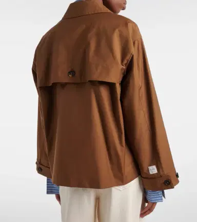Max Mara The Cube Bouquet cotton-blend twill jacket | Thumbnail 4 Max Mara The Cube Bouquet cotton-blend twill jacket | Thumbnail 4