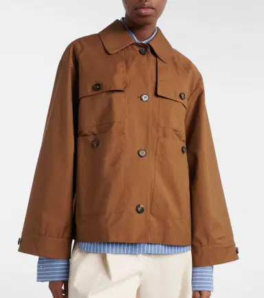 Max Mara The Cube Bouquet cotton-blend twill jacket | Thumbnail 6 Max Mara The Cube Bouquet cotton-blend twill jacket | Thumbnail 6