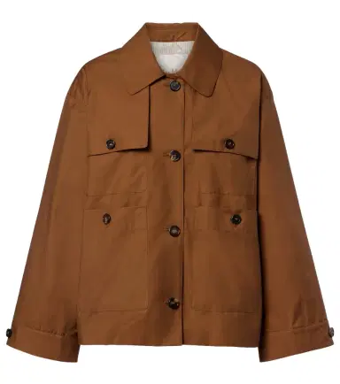 Max Mara The Cube Bouquet cotton-blend twill jacket | Thumbnail 1 Max Mara The Cube Bouquet cotton-blend twill jacket | Thumbnail 1