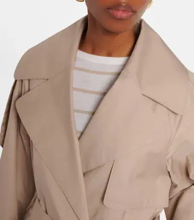 Max Mara Cotton-blend gabardine trench coat | Thumbnail 2