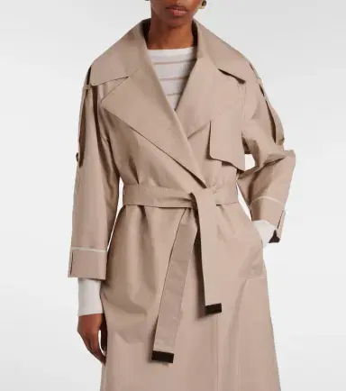 Max Mara Cotton-blend gabardine trench coat | Thumbnail 3