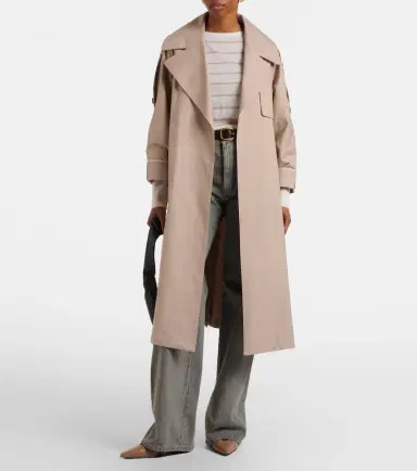 Max Mara Cotton-blend gabardine trench coat | Thumbnail 6
