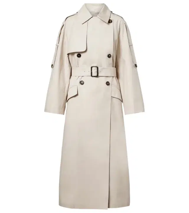 The Cube Delfino twill trench coat