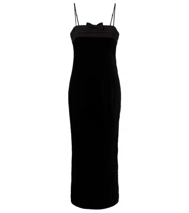 Posse Quincy cotton velvet cocktail dress