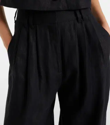 Posse Parker high-rise linen wide-leg pants | Thumbnail 4 Posse Parker high-rise linen wide-leg pants | Thumbnail 4