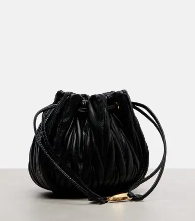 Miu Miu Matelassé leather bucket bag | Thumbnail 3 Miu Miu Matelassé leather bucket bag | Thumbnail 3