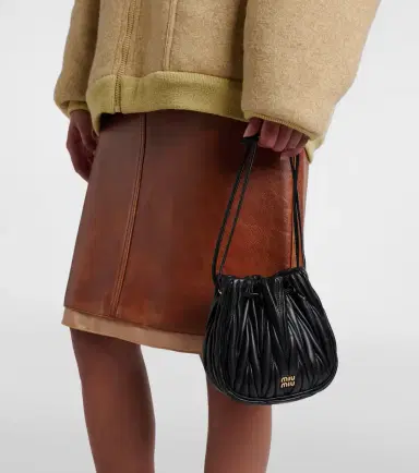 Miu Miu Matelassé leather bucket bag | Thumbnail 5 Miu Miu Matelassé leather bucket bag | Thumbnail 5