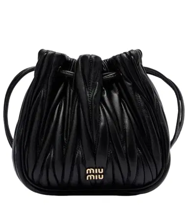 Miu Miu Matelassé leather bucket bag | Thumbnail 1 Miu Miu Matelassé leather bucket bag | Thumbnail 1
