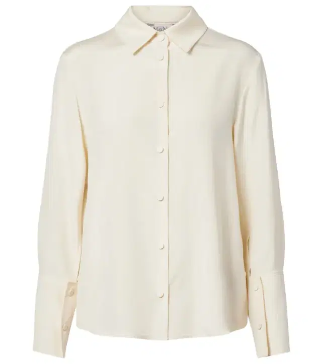 Voliera silk-blend cady shirt