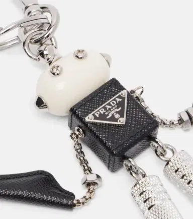Prada Leather bag charm | Thumbnail 2