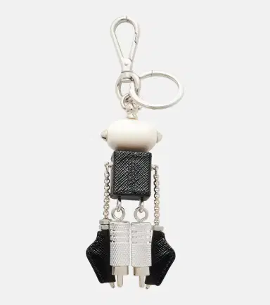 Prada Leather bag charm | Thumbnail 3