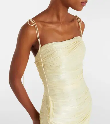 Marmar Halim Beatriz pleated corset gown | Thumbnail 6
