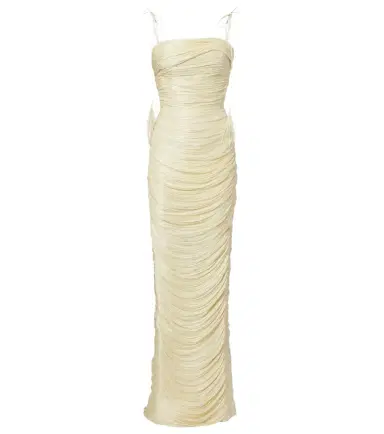 Marmar Halim Beatriz pleated corset gown | Thumbnail 1