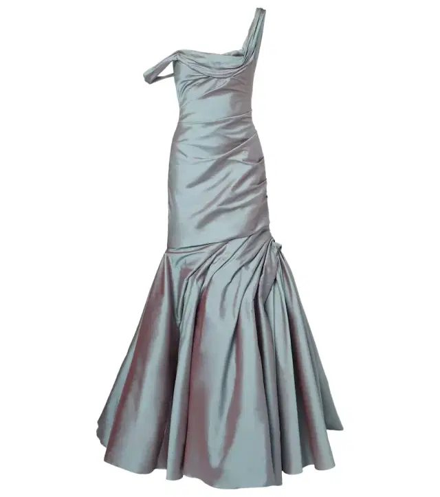 Marmar Halim Asymmetric ruched gown
