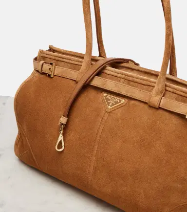 Prada Bonnie Large suede tote bag | Thumbnail 7 Prada Bonnie Large suede tote bag | Thumbnail 7