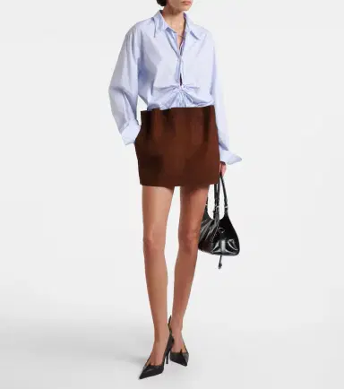 Prada Gathered cotton shirt | Thumbnail 3