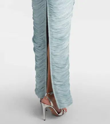 Marmar Halim Pleated crêpe corset gown | Thumbnail 5 Marmar Halim Pleated crêpe corset gown | Thumbnail 5