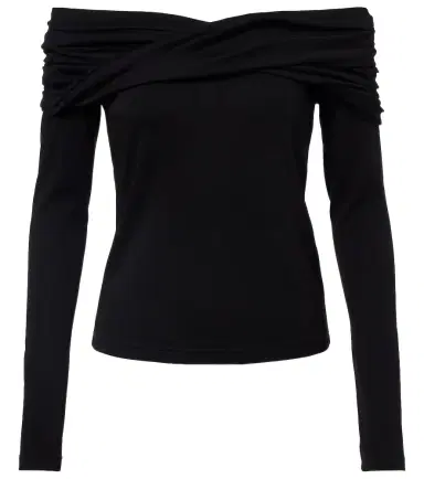 Max Mara Orafo off-shoulder virgin wool top | Thumbnail 1 Max Mara Orafo off-shoulder virgin wool top | Thumbnail 1