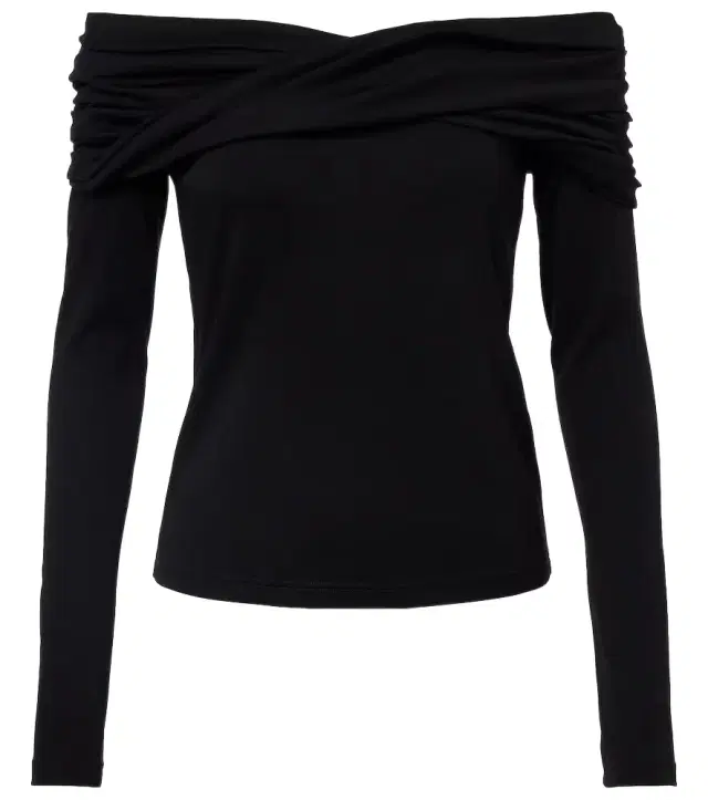 Max Mara Orafo off-shoulder virgin wool top