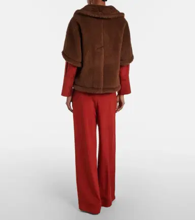 Max Mara Palude silk-blend crêpe wide-leg pants | Thumbnail 3 Max Mara Palude silk-blend crêpe wide-leg pants | Thumbnail 3