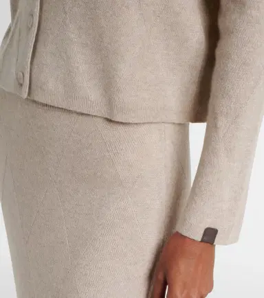 Max Mara Bombo argyle cashmere cardigan | Thumbnail 4 Max Mara Bombo argyle cashmere cardigan | Thumbnail 4