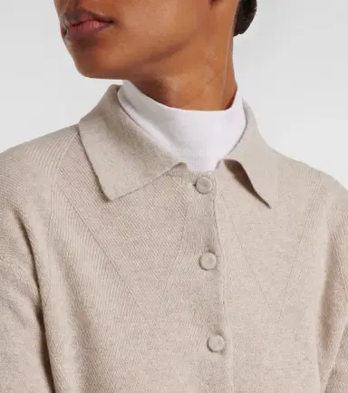 Max Mara Bombo argyle cashmere cardigan | Thumbnail 6 Max Mara Bombo argyle cashmere cardigan | Thumbnail 6
