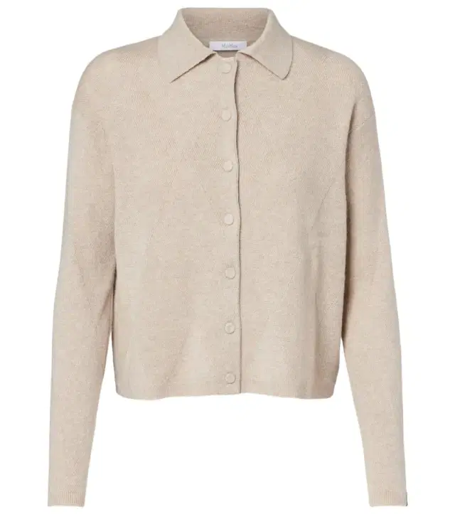 Max Mara Bombo argyle cashmere cardigan