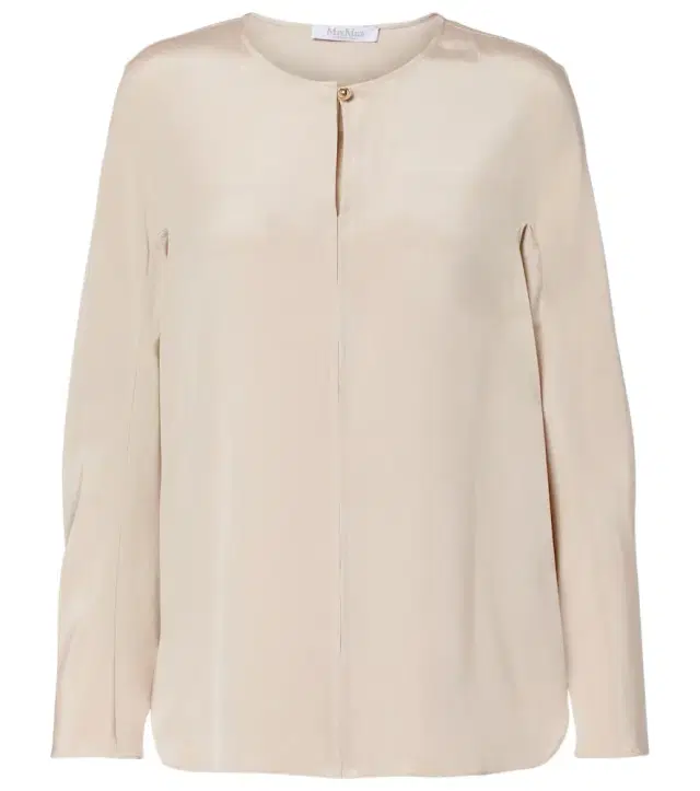 Max Mara Mitico silk-blend blouse