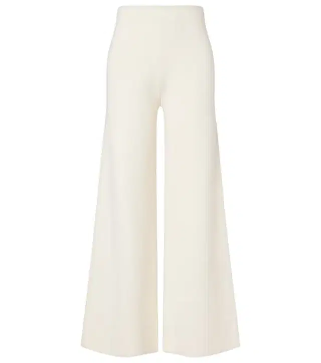 Jersey wide-leg pants