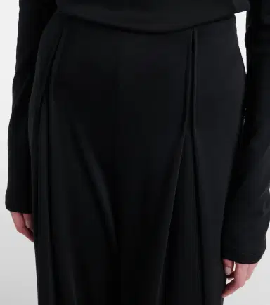 Max Mara Cocco virgin wool jersey wide-leg pants | Thumbnail 6