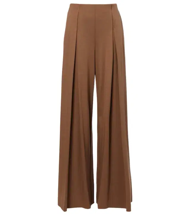 Cocco virgin wool wide-leg pants