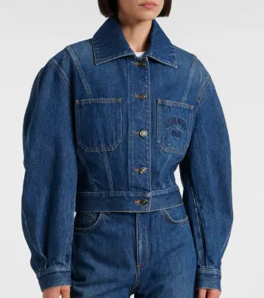 Givenchy Cocoon cropped denim jacket | Thumbnail 2