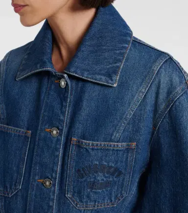 Givenchy Cocoon cropped denim jacket | Thumbnail 3