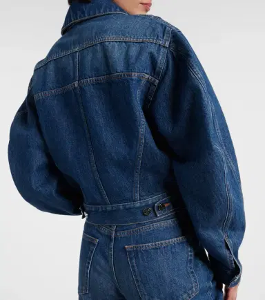 Givenchy Cocoon cropped denim jacket | Thumbnail 6