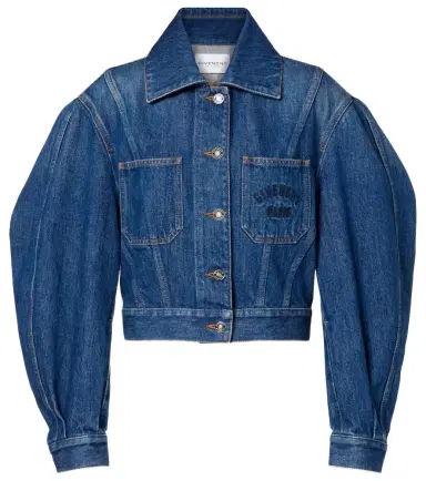 Givenchy Cocoon cropped denim jacket | Thumbnail 1
