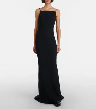 Givenchy Sliced crêpe cady gown | Thumbnail 2 Givenchy Sliced crêpe cady gown | Thumbnail 2